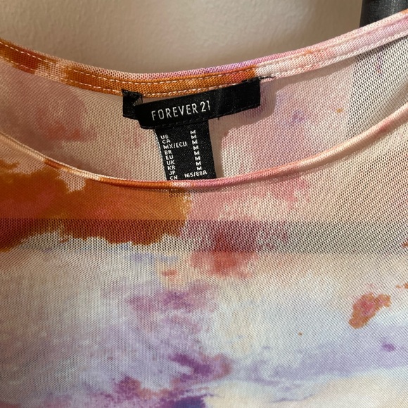 Forever 21 Mesh Long Sleeve Top - Picture 3 of 4